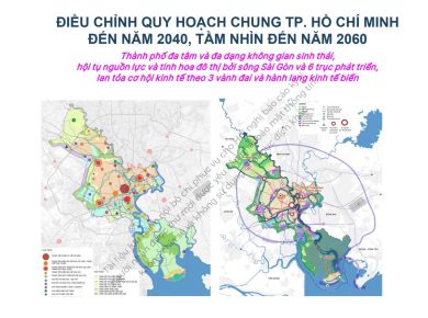 ĐIỀU CHỈNH QUY HOẠCH CHUNG TP. HỒ CHÍ MINH ĐẾN NĂM 2040, TẦM NHÌN ĐẾN NĂM 2060